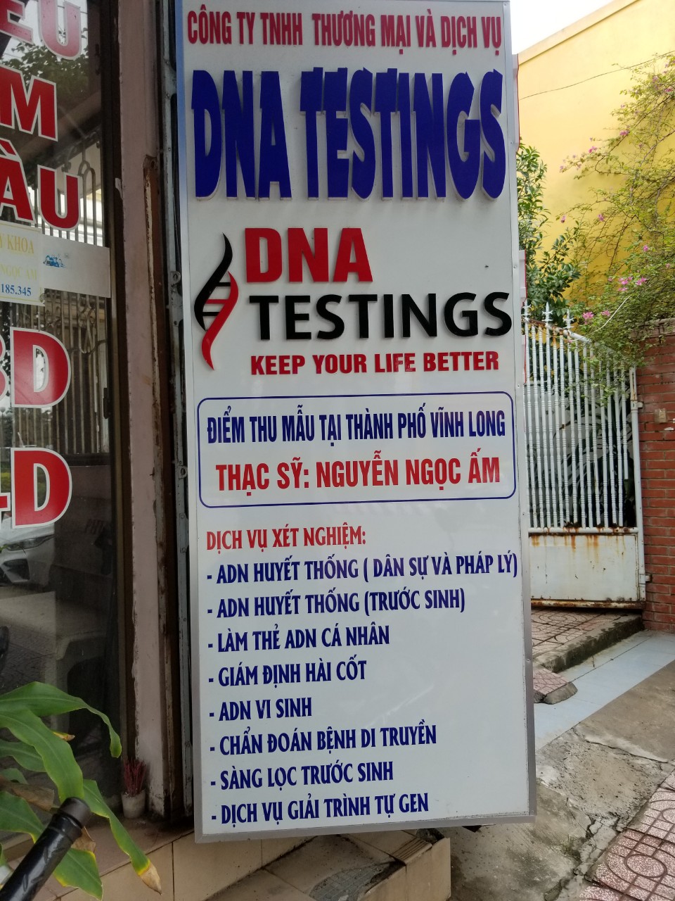 Dịch vụ xét nghiệm ADN Vĩnh Long ở đâu rẻ ?