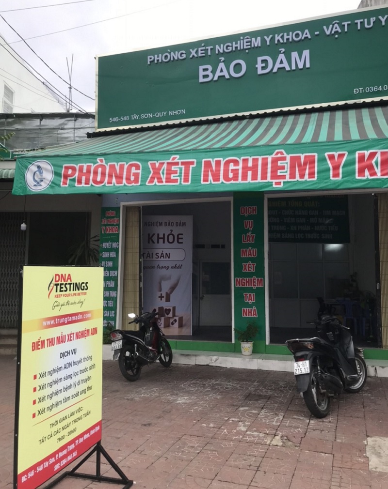 xét nghiệm adn ở bình định