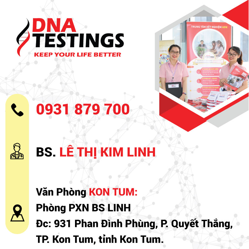 Địa chỉ xét nghiệm ADN tại Kon Tum