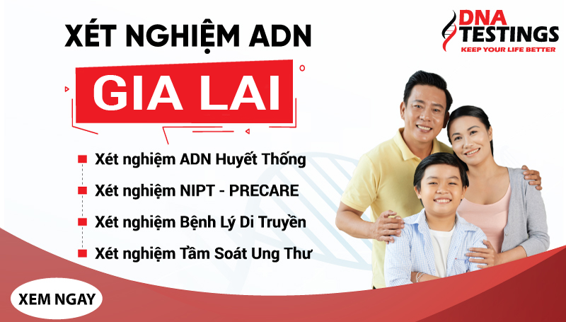 Xét nghiệm ADN Gia Lai ở đâu chính xác? Bao nhiêu tiền?